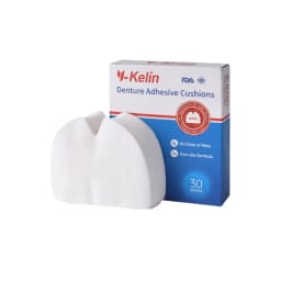 Y-Kelin Denture Adhesive Cushion 30/90/150 Pads / Pack Lower Natural Strong All Day Hold Comfort  Cushions