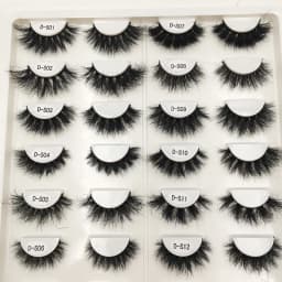 RED SIREN Mink Lashes 3D Mink Eyelashes 100% Cruelty Free Lashes Handmade Reusable Fluffy Natural Eyelashes False Lashes Makeup