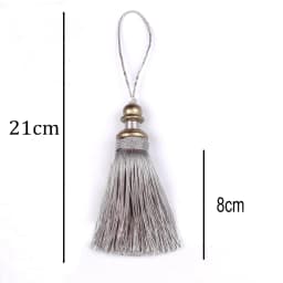 1PC Hanging Rope Silk Tassels Fringe Sewing Tassel Trim Key Tassels For DIY Embellish Curtain Accessories