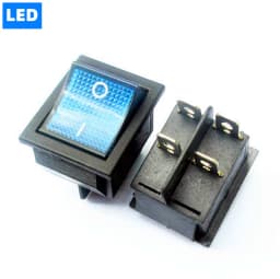 1pcs KCD4 Rocker Switch ON-OFF 2 Position 4 Pins / 6 Pins  Electrical equipment With Light Power Switch 16A 250VAC/ 20A 125VAC