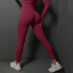 Women Yoga Leggings Hips Lifting Gym Leggings Seamless Sport Pants High Waist Fitness Leggings Bubble Butt Workout Running Pants