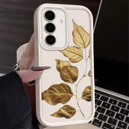 Petal Leaf Diagram Silicone Phone Case For Samsung Galaxy S23 S22 S21 S25 S24 S20 Ultra FE A35 A15 A25 A55 Note 20 Plus 5G Cover