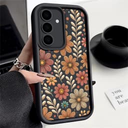 Petal Leaf Diagram Silicone Phone Case For Samsung Galaxy S23 S22 S21 S25 S24 S20 Ultra FE A35 A15 A25 A55 Note 20 Plus 5G Cover