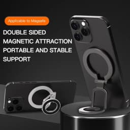 For MagSafe Double Sided Magnetic Phone Ring Holder Portable Folding Cellphone Stand Accessory Grip Bracket Support for IPhone16