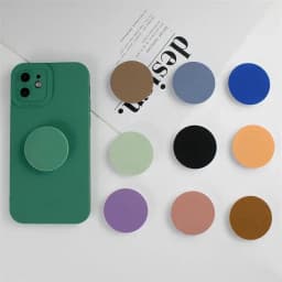 1/2/4Pcs Round Solid Color Foldable Finger Ring Solid Grip Toks Phone Holder for Samsung Support Socket Pocket Grip Tok Bracket