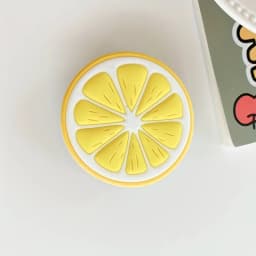 Cute Fruit Strawberry Foldable Grip Phone Holder for iPhone 17 16 Samsung Support Tok Socket Pocket Finger Bracket Griptok Stand