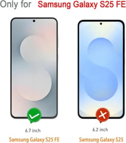 For Samsung Galaxy S25 FE 9H 2/4pcs HD Tempered Glass Film