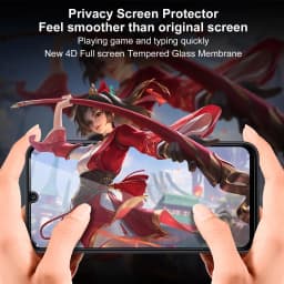 Anti Spy Screen Protector For Galaxy A15 4G 5G Samsung, Tempered Glass Privacy Peep Scratch 9H Case Friendly High Aluminum