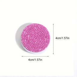 Flash Diamond Phone Push Pull Stand, Creative Colorful Phone, Integrated Folding Stand, Lazy Phone Back Adhesive Stand