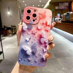 Butterfly Floral Design Phone Case for Samsung Galaxy A56 A16 A15 A35 A55 A34 A54 A33 A53 S26 S25 S23 Ultra S22 Plus S24FE Cover