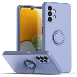Luxury Liquid Silicone Case For Samsung Galaxy S26 S25 S24 S23 UItra PLus FE A33 A32 A51 A52 A71 A72 Magnetic Ring Holder Cover