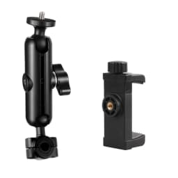 Car Phone Holder for Video Recording Articulated Cellphone Support for Mobile Filming Pov Telephone Iphone Car Seat Mount Stand