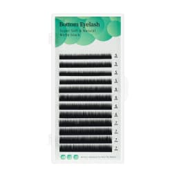 GAHAMACA Under Eyelashes 5mm/6mm/7mm Individual Eyelash Natural Soft False Cilio J/C Curl Lash Extension For Makeup Maquillaje