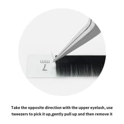 GAHAMACA Under Eyelashes 5mm/6mm/7mm Individual Eyelash Natural Soft False Cilio J/C Curl Lash Extension For Makeup Maquillaje