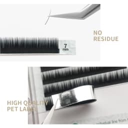 GAHAMACA Under Eyelashes 5mm/6mm/7mm Individual Eyelash Natural Soft False Cilio J/C Curl Lash Extension For Makeup Maquillaje