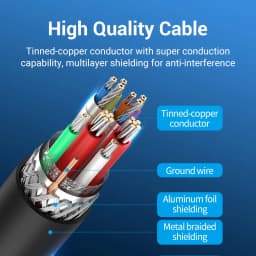 Vention USB C to USB Type B 3.0 Cable for MacBook Pro HP Canon Brother Epson Dell Samsung Printer Type C Printer Square Cord