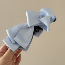 Lystrfac New Bow Hairgrps Hair Claw Bow Hair Clips for Women Girls Back Head Hairpin Horsetail clip Fashion Hair Accessories