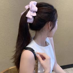 Lystrfac New Bow Hairgrps Hair Claw Bow Hair Clips for Women Girls Back Head Hairpin Horsetail clip Fashion Hair Accessories