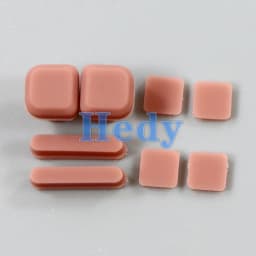 1set Replacement High Quality For DS Lite Console Screw Rubber Feet Cover for NDSL Upper LCD Screen Screws Cover Rubber