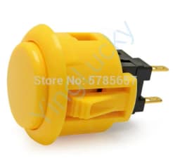 1pcs Original Sanwa Button OBSF 30 OBSF24 Arcade Push Button 24mm 30mm Raspberry Pi Replacement Buttons