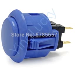 1pcs Original Sanwa Button OBSF 30 OBSF24 Arcade Push Button 24mm 30mm Raspberry Pi Replacement Buttons
