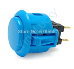 1pcs Original Sanwa Button OBSF 30 OBSF24 Arcade Push Button 24mm 30mm Raspberry Pi Replacement Buttons