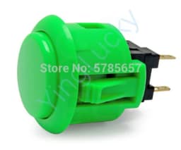 1pcs Original Sanwa Button OBSF 30 OBSF24 Arcade Push Button 24mm 30mm Raspberry Pi Replacement Buttons