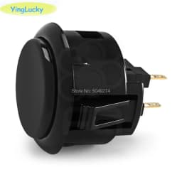 1pcs Original Sanwa Button OBSF 30 OBSF24 Arcade Push Button 24mm 30mm Raspberry Pi Replacement Buttons