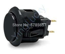 1pcs Original Sanwa Button OBSF 30 OBSF24 Arcade Push Button 24mm 30mm Raspberry Pi Replacement Buttons