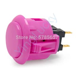 1pcs Original Sanwa Button OBSF 30 OBSF24 Arcade Push Button 24mm 30mm Raspberry Pi Replacement Buttons