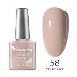 Venalisa Soak Off Gel Polish New Series Full Coverage Color 7.5ml Nail UV Gel Nail Gel Lacquer Varnish for CANNI Gel Manicure