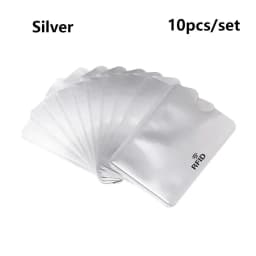 10PCS Anti Theft for RFID Credit Card Protector Blocking Cardholder Sleeve Skin Case Covers Protection Bank Card Case New hot