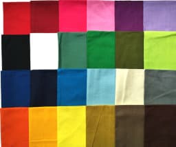High Quality Solid Hip Hop Cotton Bandana Square Scarf Headband Scarf Black Paisley Gifts Pirnt For Women/Men/Boys/Girls