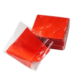 50pcs Individually Silver Cleaner Polishing Jewelry Cloth Napkin Tarnish Remover Tool With Package Ornaments For Silverware Gold