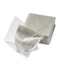 50pcs Individually Silver Cleaner Polishing Jewelry Cloth Napkin Tarnish Remover Tool With Package Ornaments For Silverware Gold