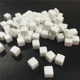 100Pcs/Set 8mm Transparent Square Corner Cube Colorful Clear Solid Color Dice Chess Piece Right Angle For Board Game