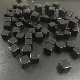 100Pcs/Set 8mm Transparent Square Corner Cube Colorful Clear Solid Color Dice Chess Piece Right Angle For Board Game