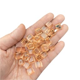 100Pcs/Set 8mm Transparent Square Corner Cube Colorful Clear Solid Color Dice Chess Piece Right Angle For Board Game