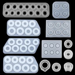 1Pcs Rings Resin Epoxy Molds Mixed Size Silicone Casting Molds Tool For DIY Jewelry Making Findings Supplies Accessories