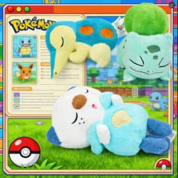 Oshawott Caterpie Gardevoir Oshawott Cyndaquil Plush Toys Cute Anime Stuffed Bulbasaur Pikachu Cartoon Peluche Doll Gfit 18-20CM
