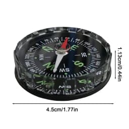 New Waterproof Hiking Compass, Multifunctional Sighting Navigation For Survival Traveling, Mountaineering Boating Outdoor Sports