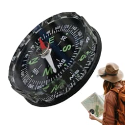 New Waterproof Hiking Compass, Multifunctional Sighting Navigation For Survival Traveling, Mountaineering Boating Outdoor Sports
