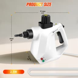 Steam Cleaner Handheld,400ML Multifunctional Hand Held Steam Cleaner Pressurized with 9 pcs Accessories Safety Lock IPX4