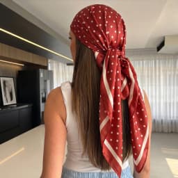 2026 Dot Print Square Scarf For Women Silk Shawl Neckerchief Female Hair Bands Head Wraps Headband Foulard Satin Hijab Bandana