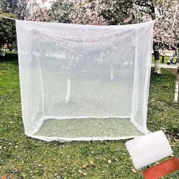 Large White Outdoor Camping Mosquito Net - Insect-Proof, Protective, Breathable, and Portable Bedroom, Hammock, and Tent Use
