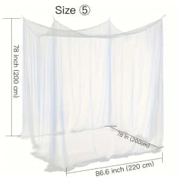 Large White Outdoor Camping Mosquito Net - Insect-Proof, Protective, Breathable, and Portable Bedroom, Hammock, and Tent Use