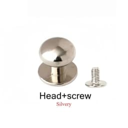 20Pcs/lot 4/5/6/7/8/9/10/12MM Round Knob Rivets Metal Monk Head Screws Studs Alloy Nail Buckle Button Bag Leather Crafts