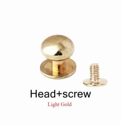 20Pcs/lot 4/5/6/7/8/9/10/12MM Round Knob Rivets Metal Monk Head Screws Studs Alloy Nail Buckle Button Bag Leather Crafts