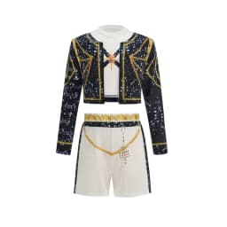 Girl 3 PCS Set Cosplay Costume Fashion Clothes Stage Performance Role Play Dress Up Uniform Children Show Party Costumes