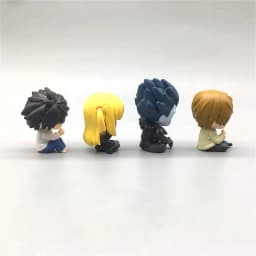 In-stock kawaii Shoulder-to-Shoulder anime death note Light Yagami Amane Misa Ryuk sitting waiting ornaments collection figures
